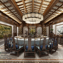 3D66 2018 Chinese Style Room Space C009 